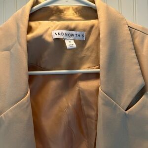 And Now This Tan Blazer - size 1X